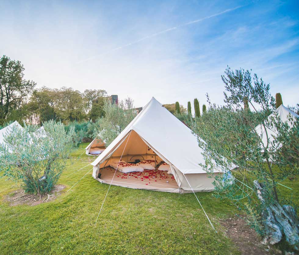 location tente mariage camping chic