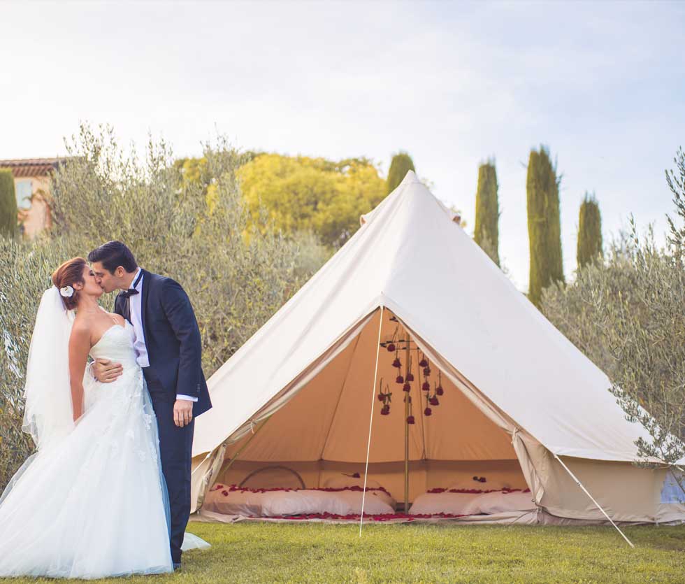 location tente mariage camping chic