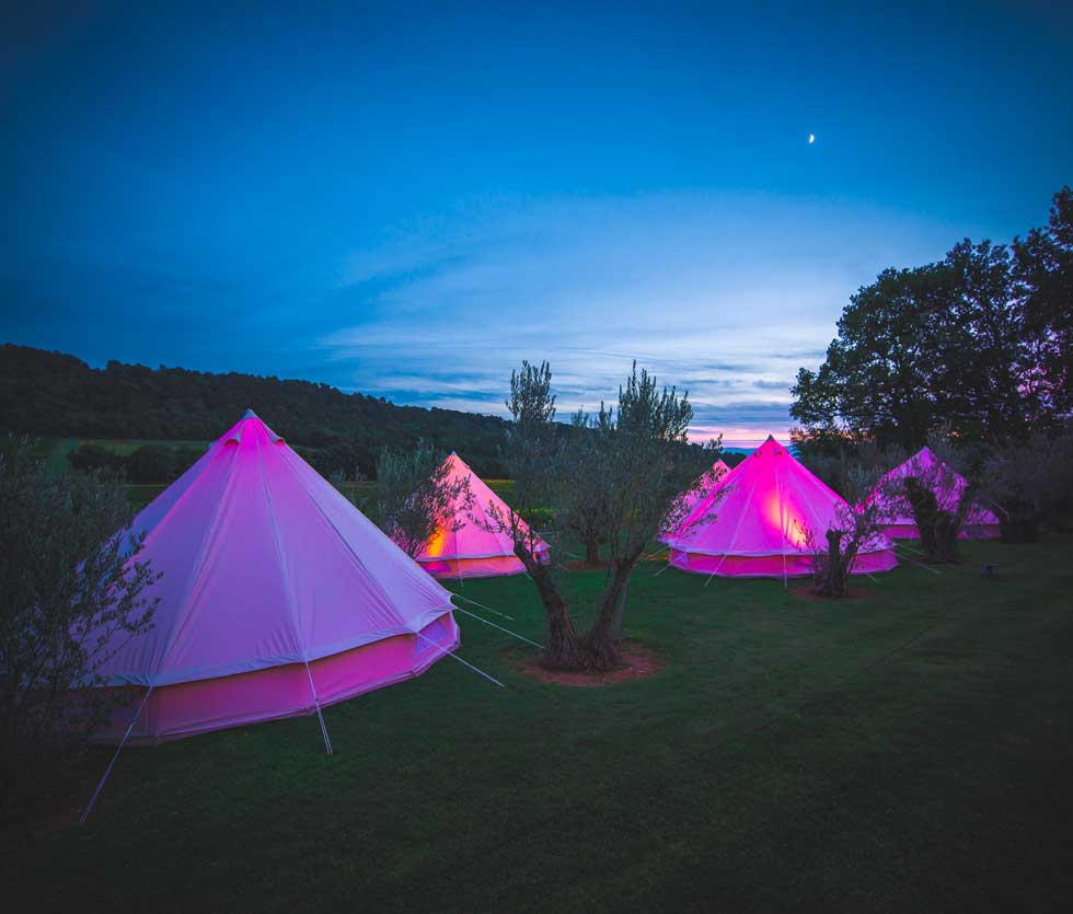 location tente mariage camping chic
