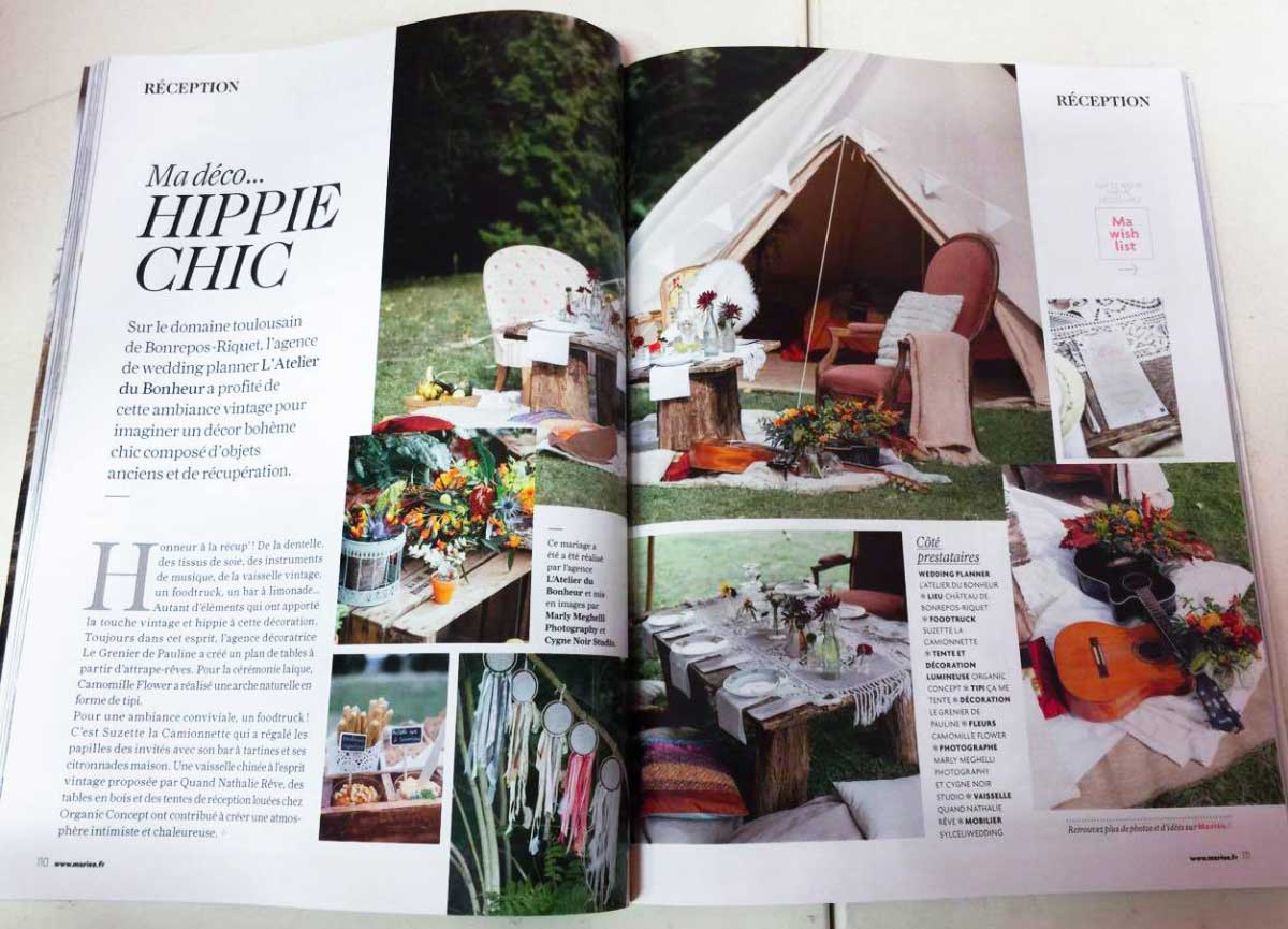 Article Mon Wedding Camping Mariée Magazine Juin 2016 Mariee magazine juin 2016 2 - Article Mon Wedding Camping Mariée Magazine Juin 2016