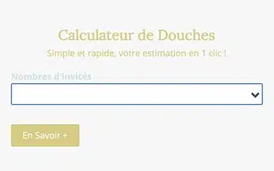 Mon Calculateur de Douches en ligne