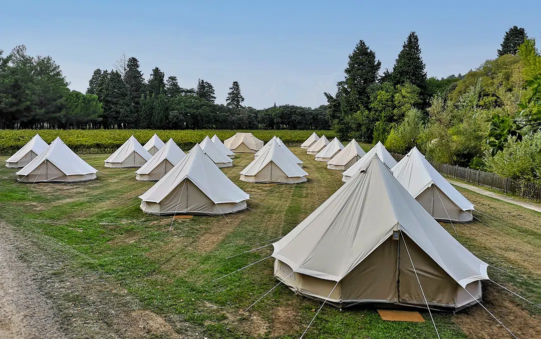 mon wedding camping