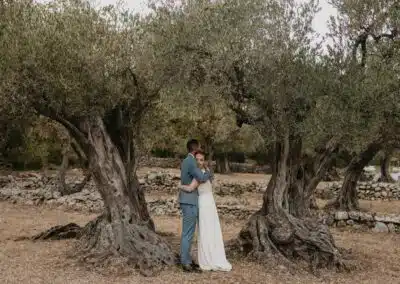 mariage bohème à la maison