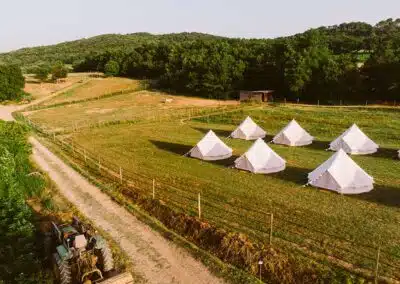 mariage boheme wild dans un domaine viticole du gard