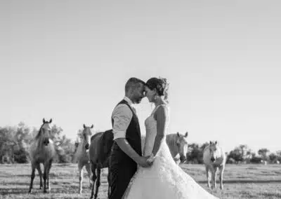 mariage plein air en camargue