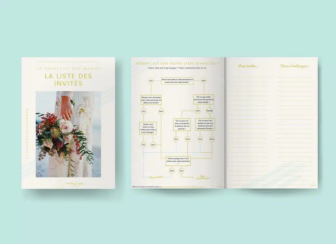 faire sa liste d'invites mariage