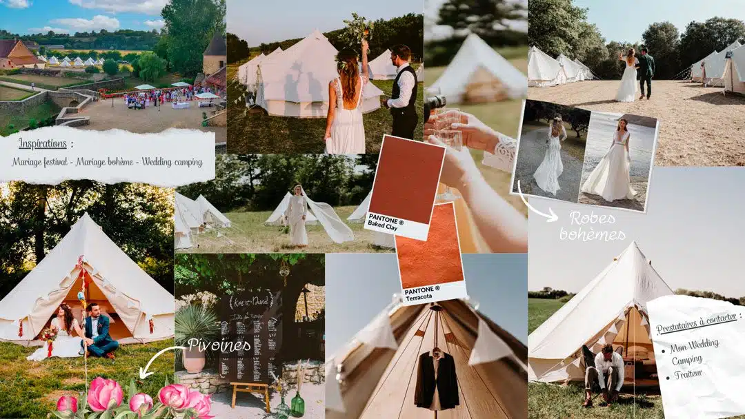 Moodboard de mariage