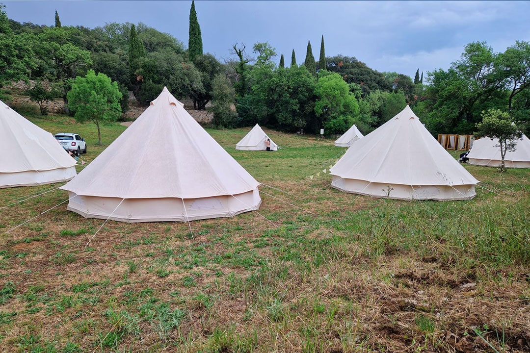 location tente mariage au chateau bas aumelas