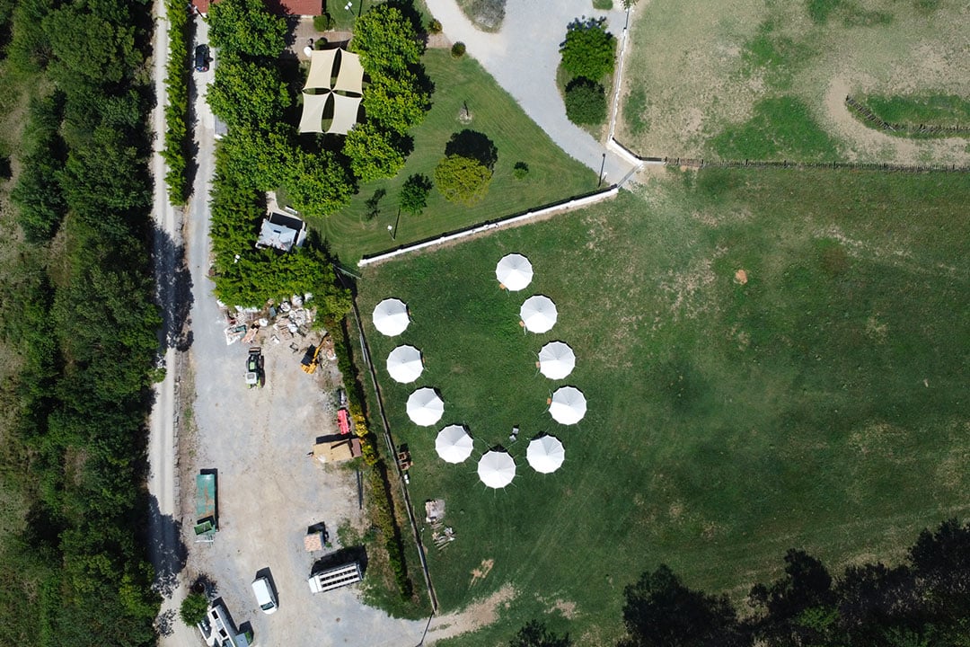 location tentes mariage a la manade boch