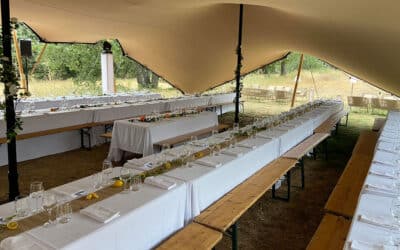 Mariage sous une tente nomade dans les Bouches-du-Rhône